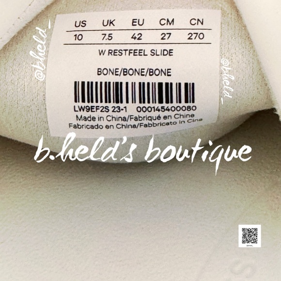 lululemon Restfeel Women’s Slide in Bone (Cream/Off-White) Size 10 New NWT - Picture 10 of 15